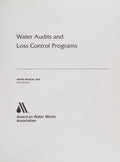 Water audits and loss control programs.