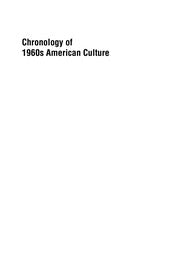 American culture in the 1960s