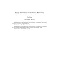 Large deviations for stochastic processes