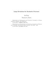 Large deviations for stochastic processes