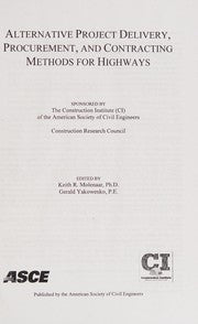 Alternative project delivery, procurement, and contracting methods for highways