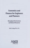 Economics and finance for engineers and planners