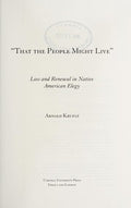 That the people might live