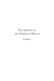 The making of the American dream