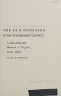 The Old Dominion in the seventeenth century