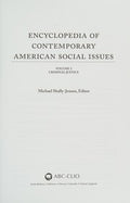 Encyclopedia of contemporary American social issues