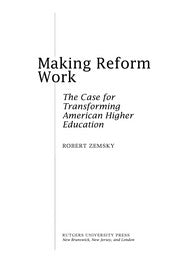 Making reform work
