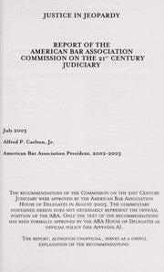 Justice in jeopardy