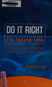 Do it right the second time
