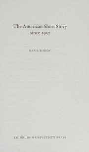 The American short story since 1950