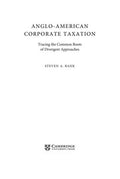 Anglo-American corporate taxation