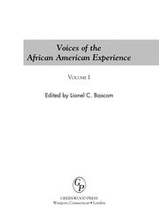 Voices of the African American experience