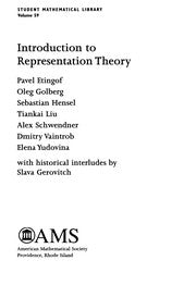 Introduction to representation theory