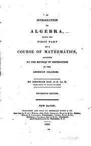 An introduction to algebra