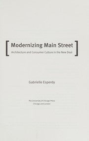 Modernizing Main Street