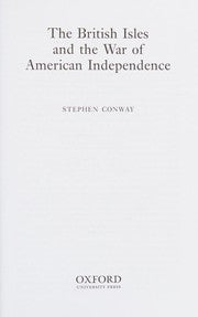 The British Isles and the War of American Independence