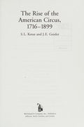 The rise of the American circus, 1716-1899