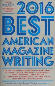 The best American magazine writing 2016