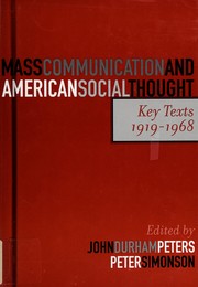 Mass communication and American social thought