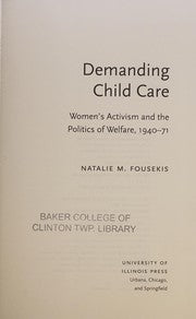 Demanding child care