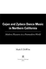 Cajun and zydeco dance music in Northern California