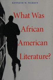 What was African American literature?