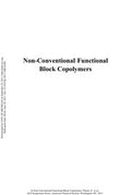 Non-conventional functional block copolymers