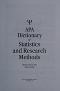 APA Dictionary of Statistics and Research Methods