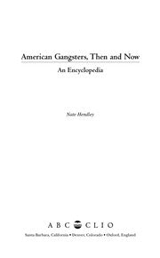 American gangsters, then and now