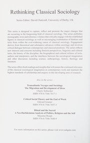 The social thought of Talcott Parsons