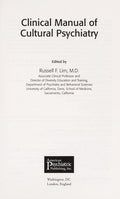 Clinical manual of cultural psychiatry