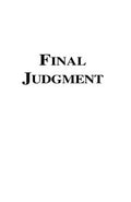 Final Judgment