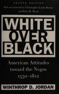 White over black