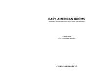 Easy American Idioms