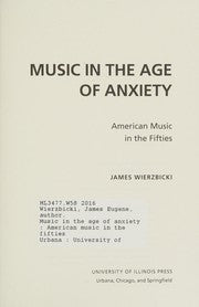 Music in the age of anxiety