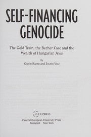 Self-financing genocide