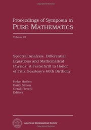Spectral analysis, differential equations, and mathematical physics