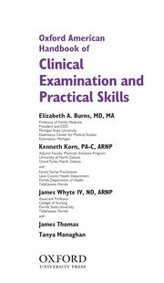 Oxford American handbook of clinical examination and practical skills