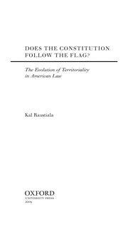 Does the constitution follow the flag?