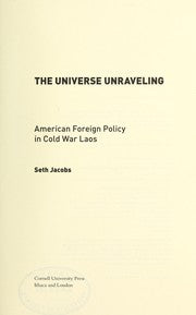 The universe unraveling