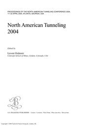 North American Tunneling 2004