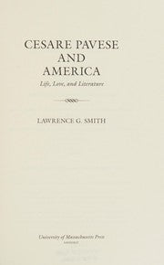 Cesare Pavese and America