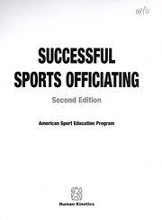 Successful sports officiating